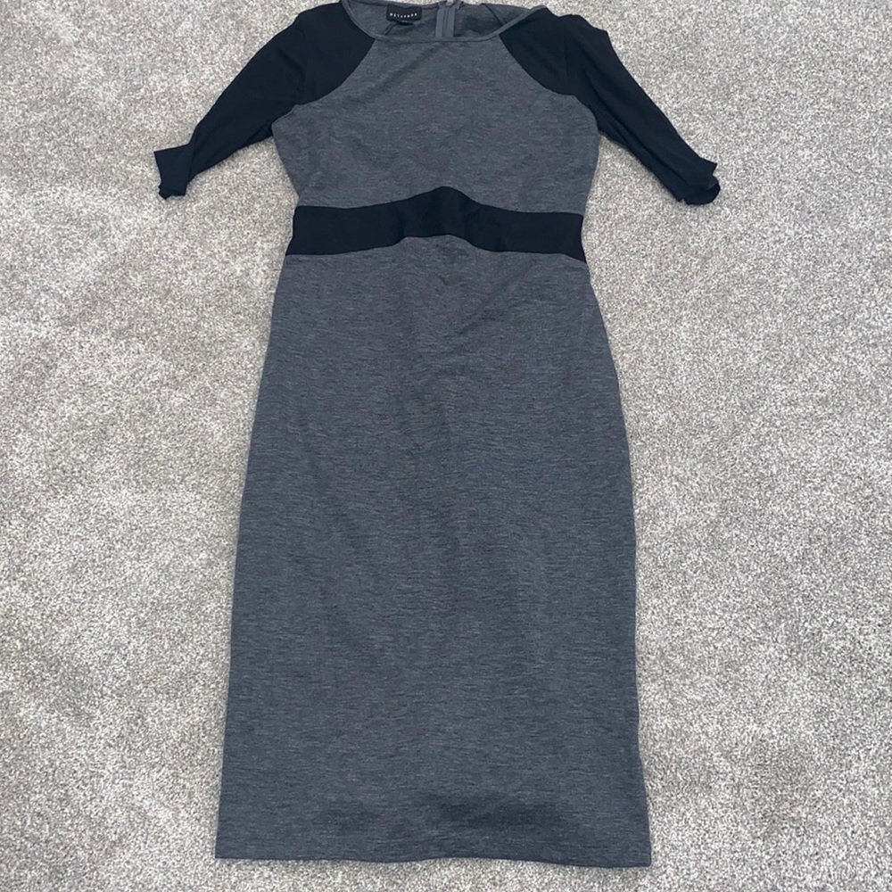 Black and grey work dress Size M